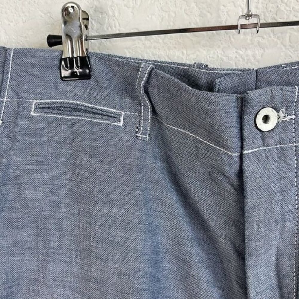 Rag & Bone Chambray Flat Front Twill Shorts - image 2
